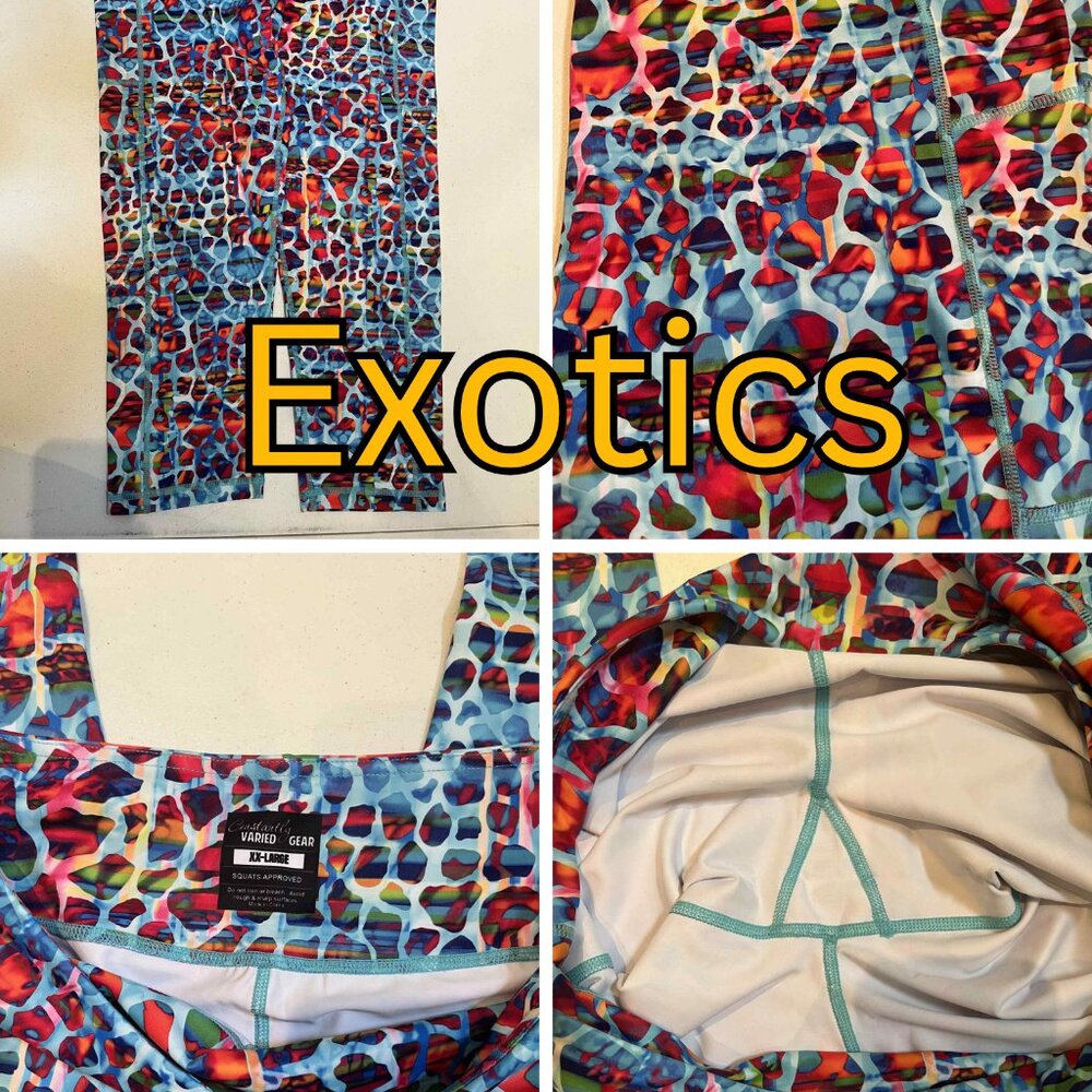 Constantly Varied Gear (CVG) – XXL  - Capris- EXOTICS
